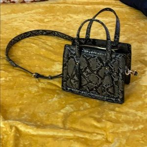 Zara snake skin mini purse